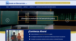 Desktop Screenshot of declarateenbancarrota.com