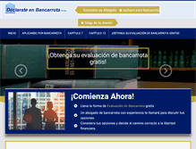 Tablet Screenshot of declarateenbancarrota.com
